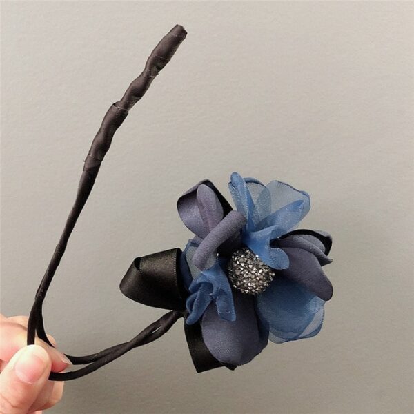 1 pc Delicate Women Hairdisk Hair Device Flowers Updo Headbands Female Elegant Barrette Hairpin Hair Clip 1.jpg 640x640 1