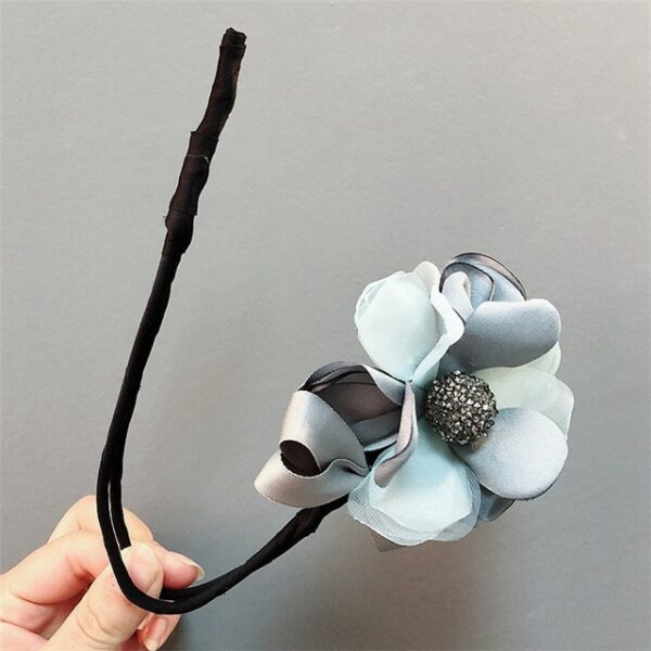 1 pc Delicate Women Hairdisk Hair Device Flowers Updo Headbands Female Elegant Barrette Hairpin Hair Clip 2.jpg 640x640 2