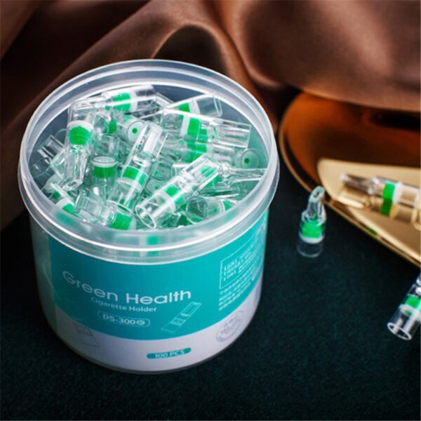 100Pcs Disposable Tobacco Cigarette Filter Smoking Reduce Tar Filtration Cleaning Holder Hogard Best Price OC25 3
