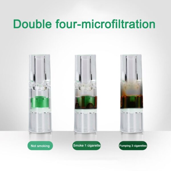 100Pcs Disposable Tobacco Cigarette Filter Smoking Reduce Tar Filtration Cleaning Holder Hogard Best Price OC25 5