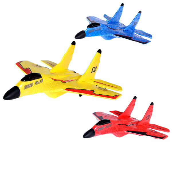 2 4G Electric Airplane MIG530 EPP Foam Novice Remote Control Plane Luminous Fighter 300m Glider