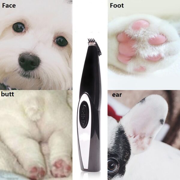 2019 New Dog Hair Trimmer USB Rechargeable Professional Pets Hair Trimmer for Dogs Cats Pet Hair 3
