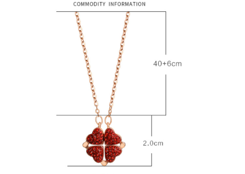 Four Leaf Clover Necklace, Four Leaf Clover Necklace