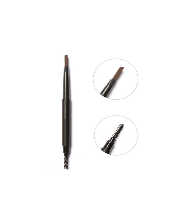 3 สียี่ห้อ Eyebrow Automatic Eye Brow ปากกา Pigments สีดำสีน้ำตาลธรรมชาติกันน้ำสักคิ้วดินสอ 6