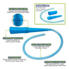 dryer vent vacuum hose
