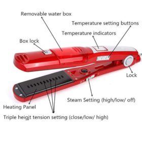 Nano Silver Steam Hair Straightener - image 4