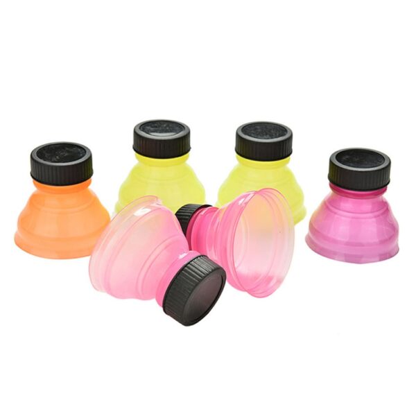 6Pcs Eco friendly Bottle Tops Cover Soda Saver Pop Beer Beverage Can Cap Flip Bottle Top 5