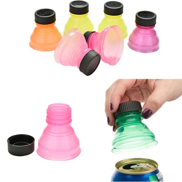 6Pcs Soda Saver Snap Bottle Cap