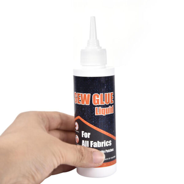 6Quick Bonding Fast Dry Sew Glue Liquid Reinforcing Adhesive Speedy Fix For Cotton Flannel Denim Leather 3 1
