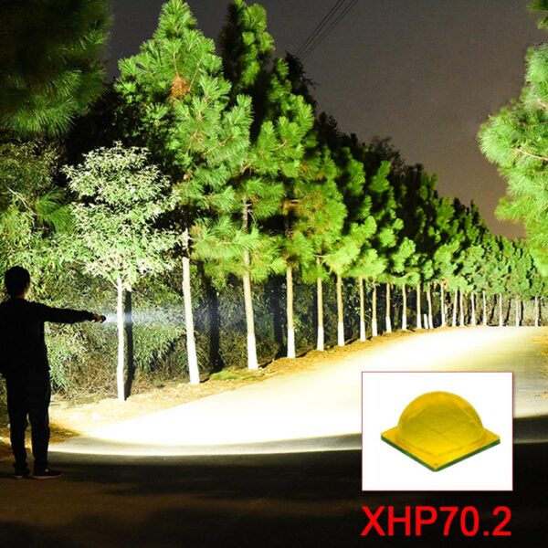 90000 lumens XLamp xhp70 2 most powerful led flashlight usb head torch led Rechargeable xhp70