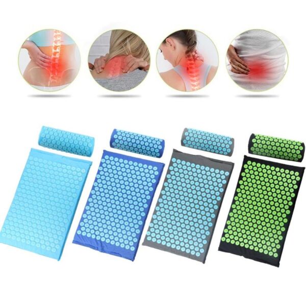 Acupressure Massager Mat Relaxation Relief Stress Tension Body Yoga Mat Relieve Body Stress Pain Spike Cushion 2