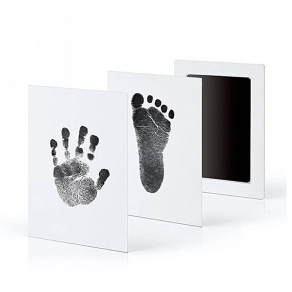 An Included Clean Touch Ink Pad Hand Footprint Makers Baby Souvenirs Baby Handprint Footprint Photo Frame 6