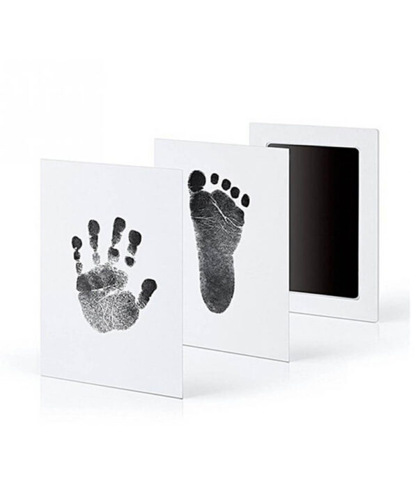 Usa ka Kauban nga Limpyo nga Touch Ink Pad Hand Footprint Makers Baby Souvenirs Baby Handprint Footprint Photo Frame 6