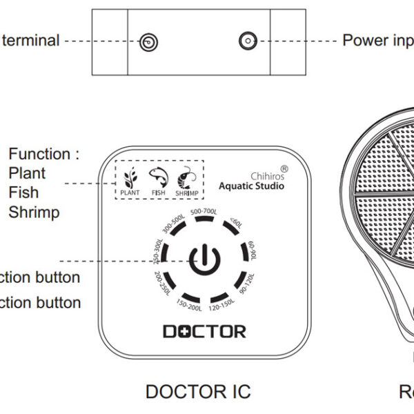 Chihiros generation Chihiros Doctor 3 IN 1 Algae Remove Twinstar Style Electronic inhibit Aquarium fish plant 11