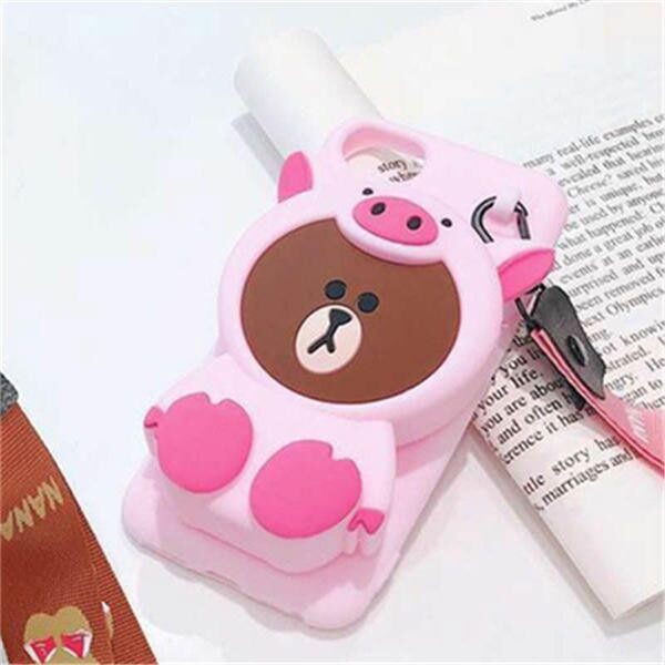 Cute Cartoon DIY 3D Wallet Soft Silicone Case For iPhone X XR XS Max 8 7 10.jpg 640x640 10