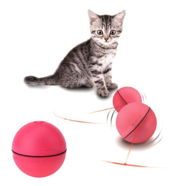 Electronic Cat Dog LED Laser Red Light Rolling Ball Perfect Toy Keep Your Pet Busy Cat 4