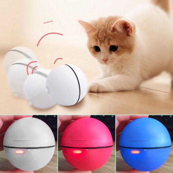 Electronic Cat Dog LED Laser Red Light Rolling Ball Perfect Toy Keep Your Pet Busy Cat