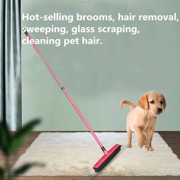 Floor Hair broom Dust Scraper Pet rubber Brush Carpet carpet cleaner Sweeper No Hand Wash Mop 5