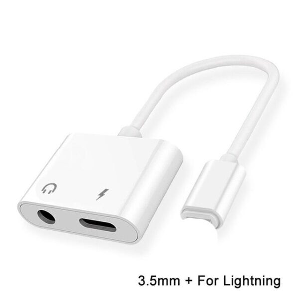 For Lightning to 3 5mm Headphones Audio Adaptador For iPhone 7 X 8 For Lightning