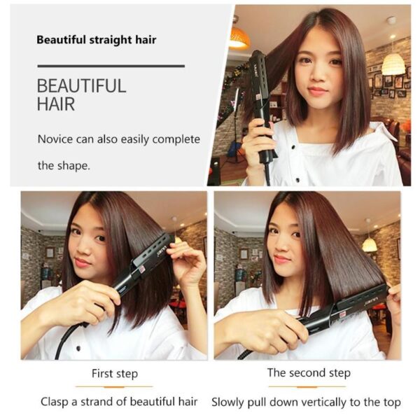 HS 1808 Professional Electric Hair Straightener Straightening Hair Flat Iron Iron Steam Ceramic Vapor Hair Styling 2