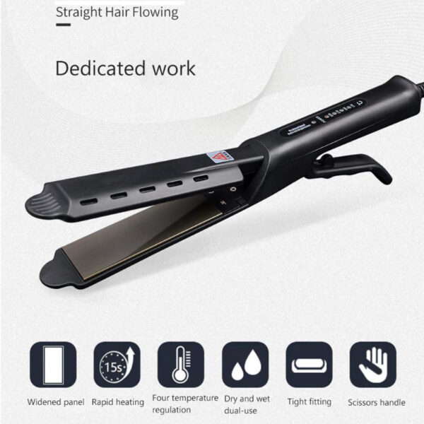 HS 1808 Professional Electric Hair Straightener Straightening Hair Flat Iron Iron Steam Ceramic Vapor Hair Styling 5 1