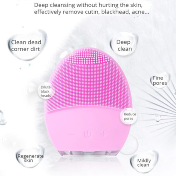 electric facial cleansing brush