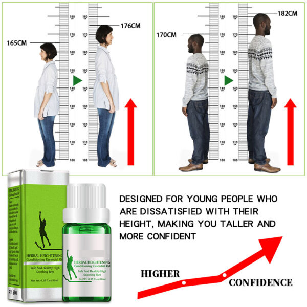 New Famous Brand Height Increasing Oil Medicine Body Grow Taller Essential Oil Foot Health Care Products 3 1