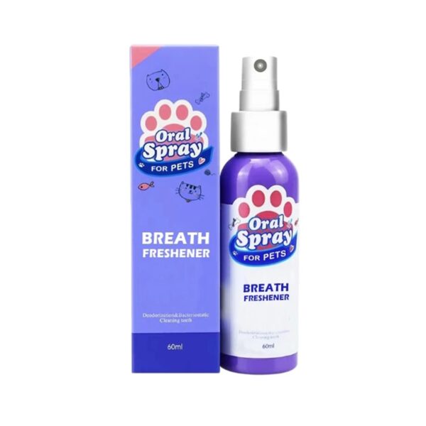 Pet Breath Freshener Spray Dog Teeth Cleaner Fresh Breath Mouthwash Non toxic Healthy Dental Care Drop 3