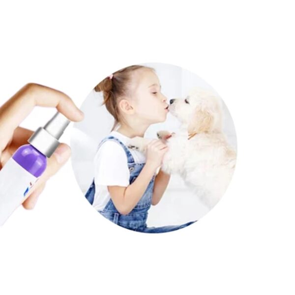 Pet Breath Freshener Spray Dog Teeth Cleaner Fresh Breath Mouthwash Non toxic Healthy Dental Care Drop 4