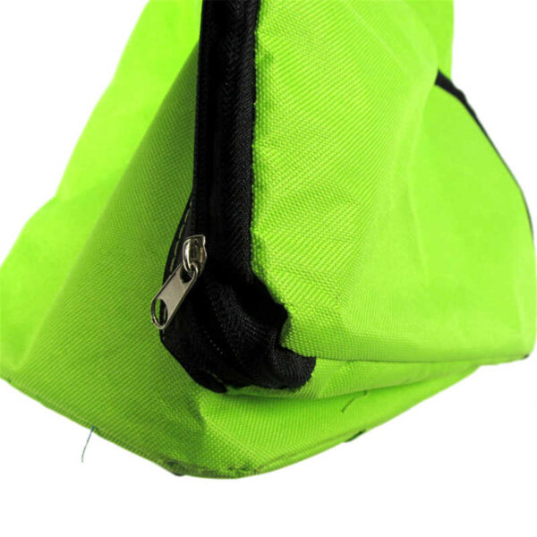 Bærbar handlevognpose med hjul Sammenleggbar vogn Rullende dagligvare grønn 9