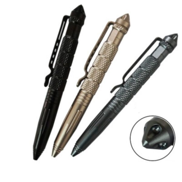 Practical Tactical Pens EDC Aluminum Glass Breaker Self Defense Tactical Survival Pen Multi function Camping Tool 1