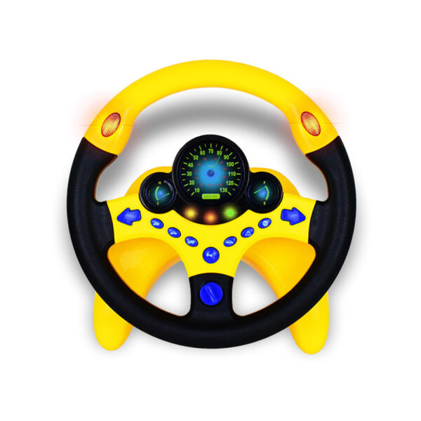 Toy car Wheel Kids Baby Interactive toys Children Steering Wheel with Light Sound Simulation Driving Car 2