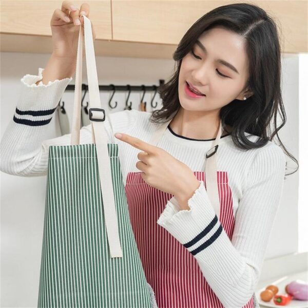 Waterproof Adjustable Kitchen Chef Aprons with Pocket and Extra Long Ties Men and Women Bib Apron 1