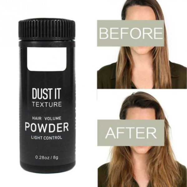 mattifying powder hair