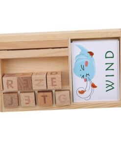 3 in 1 spell learning game wooden