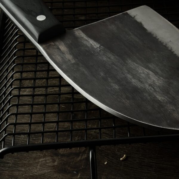 XYj Handmade Forged Chinese Butcher Kitchen Knife Taas nga Carbon Steel Chef Knives Bone Chopper Full Tang 5