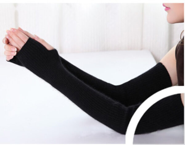 YUNSHUCLOSET Hot Sales women s Cashmere knitted female gloves 40cm 50cm 60 cm long arm Mittens 1 1.jpg 640x640 1 1