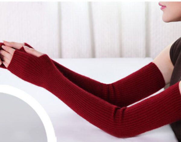 YUNSHUCLOSET Hot Sales women s Cashmere knitted female gloves 40cm 50cm 60 cm long arm Mittens 12 1.jpg 640x640 12 1