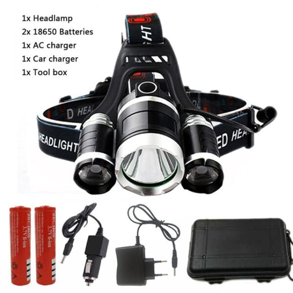 Z35T13 Headlight 40000 Lumen headlamp CREE XML 3 5 LED T6 Head Lamp Flashlight Torchhead light 2.jpg 640x640 2