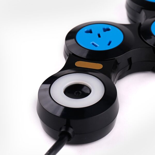 extension socket Strip House plug AU pop power retractable strip Rotary row plug USB drag line 4