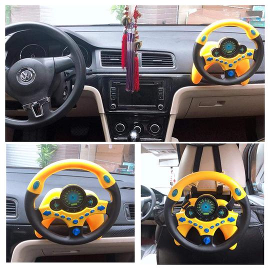 pretend steering wheel for car seat