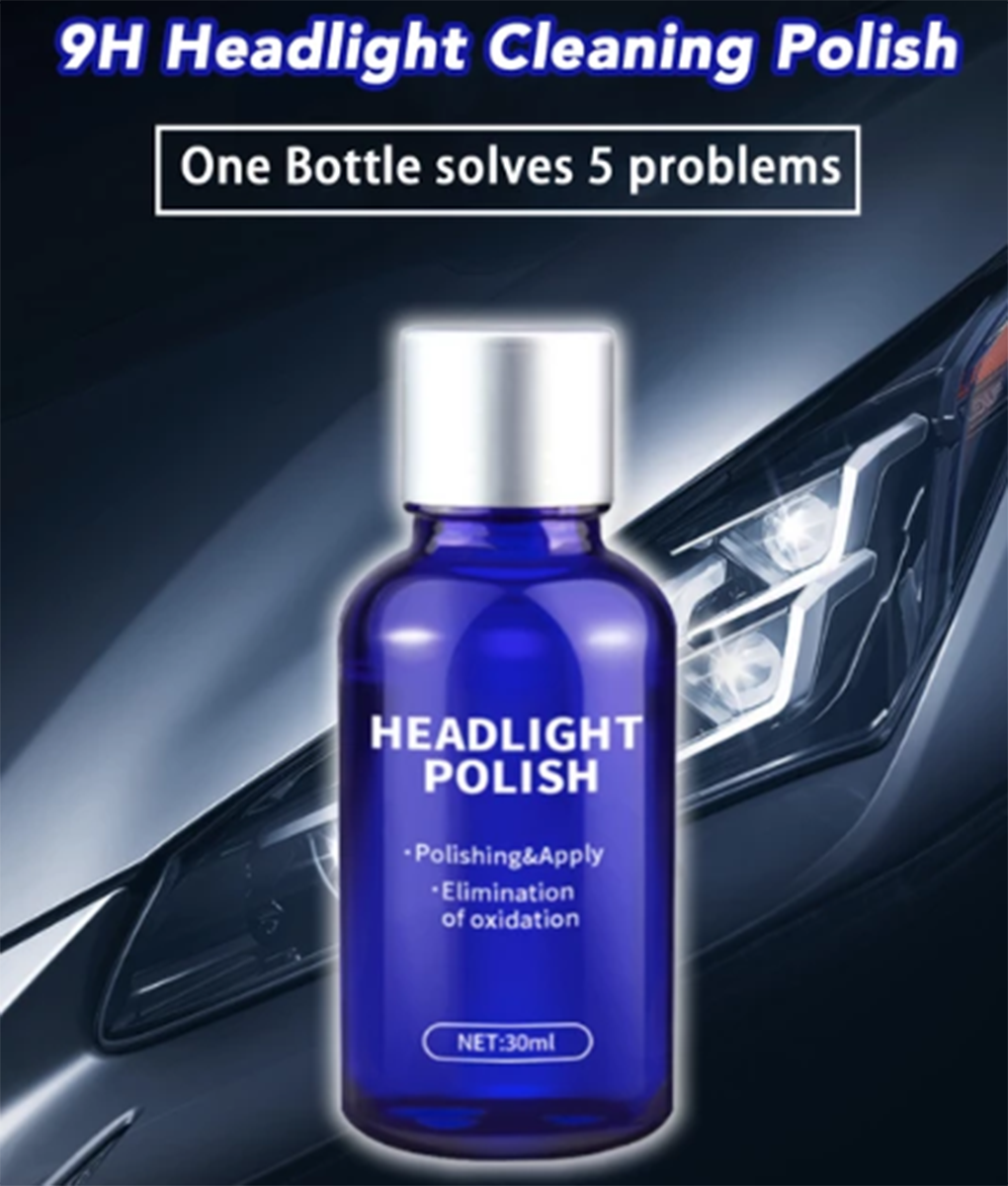 9H Headlight Cleaning Polish ✅Prevent yourself from road accidents 