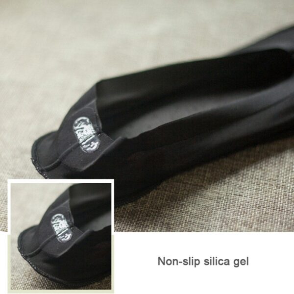 1 par ženske poletne nogavice Ledene svilene nogavice 3D Arch Masaža stopal Zdravstveno varstvo Plitva usta 3
