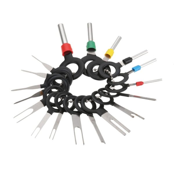 29Pcs 2019 New Car Terminal Removal Electrical Wiring Crimp Connector Pin Extractor Kit Automobiles Terminal Repair 1