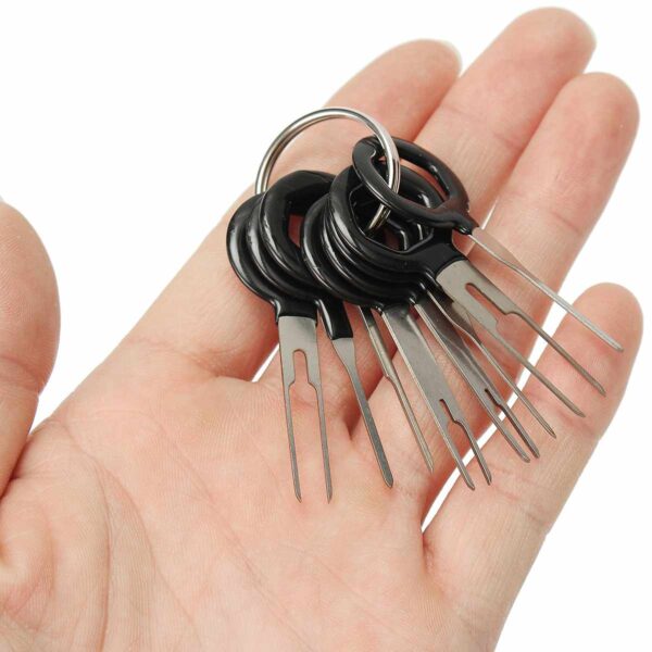 29Pcs 2019 New Car Terminal Removal Electrical Wiring Crimp Connector Pin Extractor Kit Automobiles Terminal Repair 3