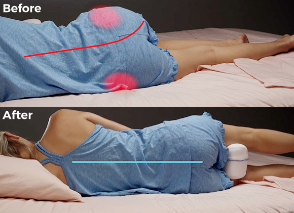 , Orthopedic Knee Pillow With Memory Foam