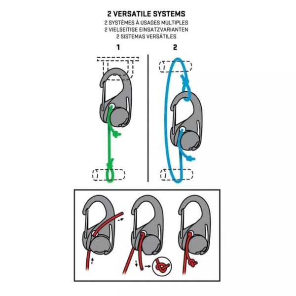 Cord Tightener Lightweight Tent Accessories For Rope 2MM 5MM Diameter Card Lanyard Hook Without Lanyard Binding 5