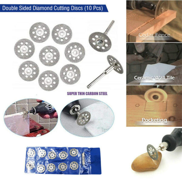 Double Sided Diamond Cutting Discs 10 Pcs 1
