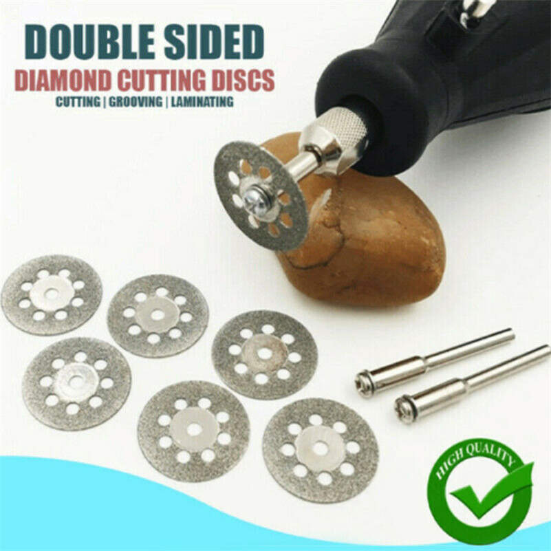 10 Pcs 2 Rotary Original Set Tool Ne L0O2 Double Sided Diamond Cutting Discs 