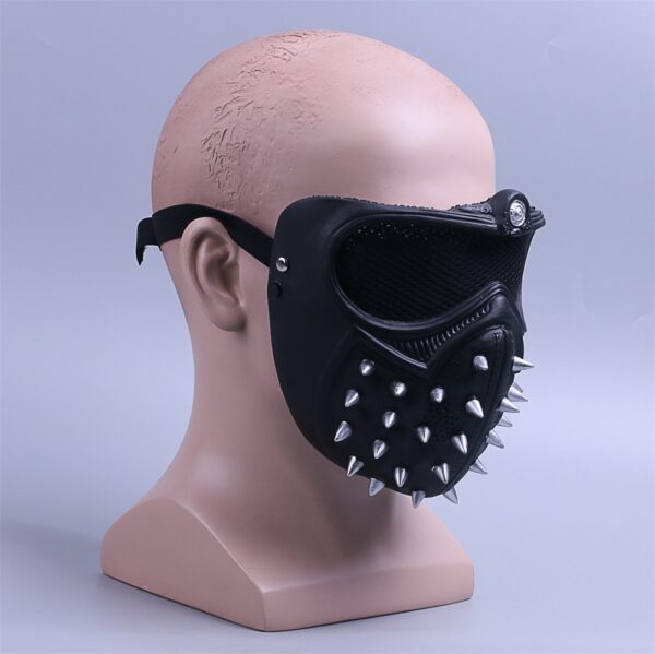 Game Watch Dogs 2 Mask Marcus LED Light Mask Emoji Nausab nga Holloway Wrench Cosplay Punk Gothic 2